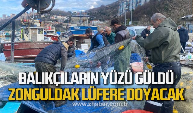 Balıkçıların yüzü güldü! Zonguldak lüfere doyacak!