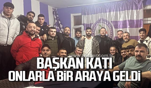 Başkan Katı, Genç Ereğliler Taraftar Grubu ile buluştu