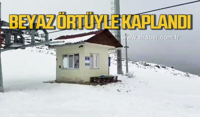 Karabük'te yükseklerde kar yağışı etkili oluyor!