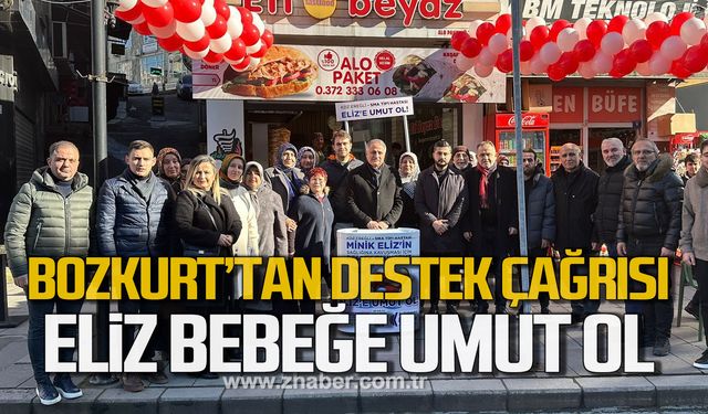 Saffet Bozkurt'tan destek çağrısı! Eliz bebeğe umut ol!