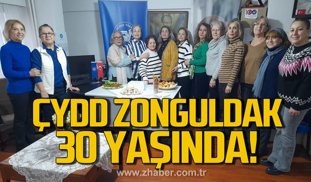 ÇYDD Zonguldak Şubesi 30. yılını kutladı