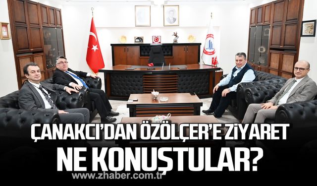 Sezai Çanakcı'dan İsmail Hakkı Özölçer’e ziyaret! Ne konuştular?