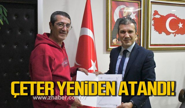 Mehmet Salih Çeter yeniden atandı!