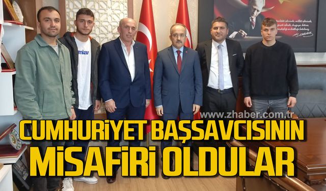 Cumhuriyet Başsavcısı Abdurrahim Alan'ın misafiri oldular!