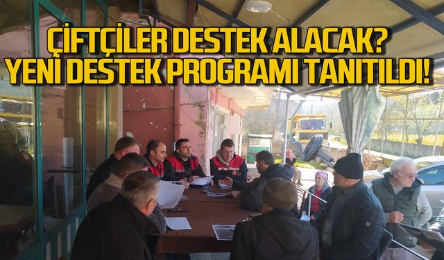 Çiftçiler destek alacak! Yeni program tanıtıldı!