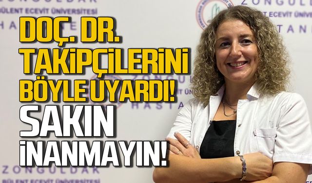 Doç. Dr. Esra Acıman Demirel takipçilerini uyardı!