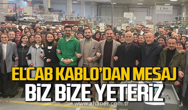 Elcab Kablo'dan mesaj! "Biz bize yeteriz"