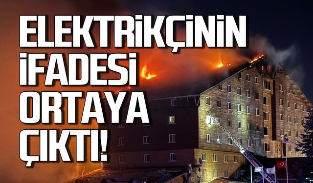 Kartalkaya'daki Grand Kartal Otel'de elektrikçinin ifadesi ortaya çıktı