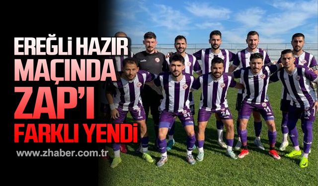 Kdz. Ereğli Belediyespor Hakkari Zapspor’u 4-1 mağlup etti!