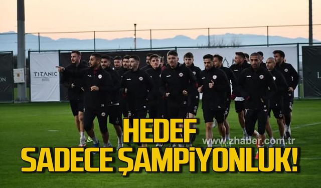 Kdz.Ereğli Belediyespor, hazırlıklarına Antalya'da devam ediyor