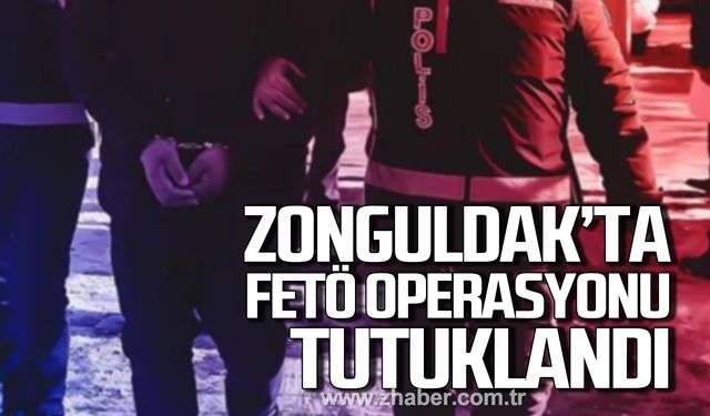 Zonguldak'ta FETÖ operasyonu! Tutuklandı!