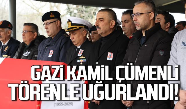 Kıbrıs Gazisi Kamil Çümenli törenle uğurlandı!