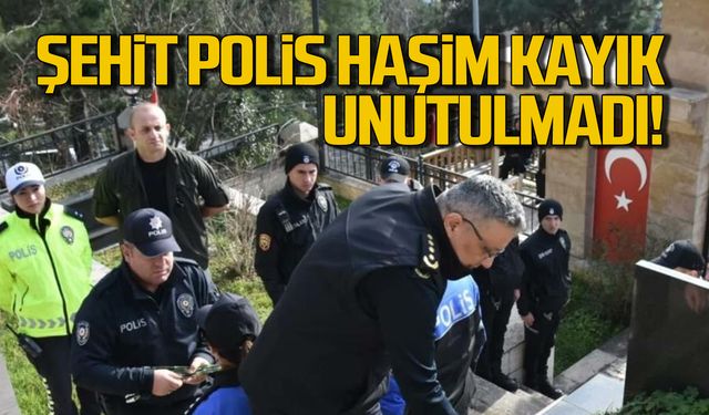 Şehit Polis Memuru Haşim Kayık unutulmadı