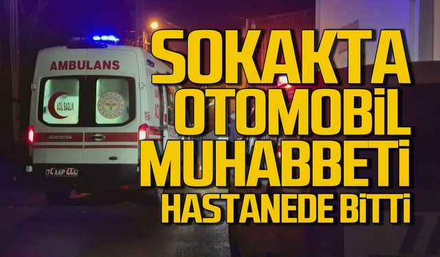 Sokakta otomobil muhabbeti hastanede bitti!