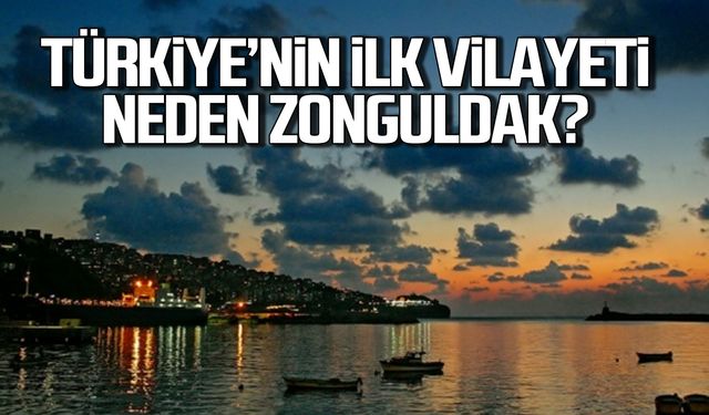 Türkiye'nin ilk vilayeti neden Zonguldak?