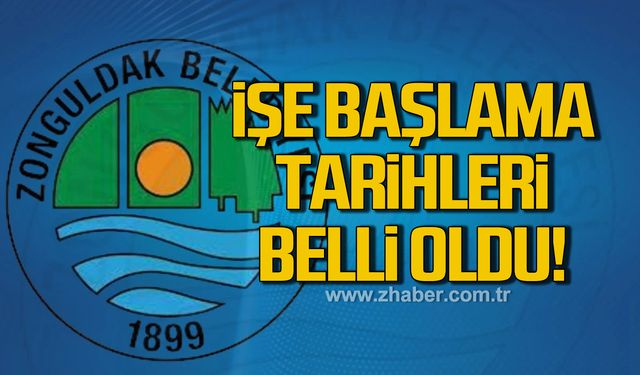 58 personelin işe başlama tarihleri belli oldu!