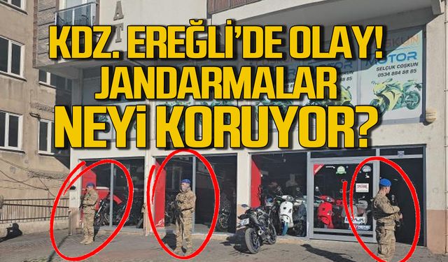 Ereğli'de olay! Jandarma'dan gündüz vakti şok operasyon!