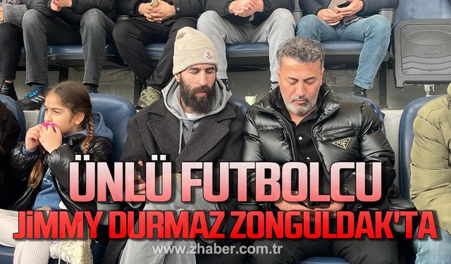 Ünlü futbolcu Jimmy Durmaz Zonguldak'ta!