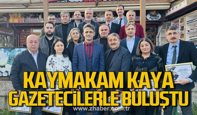 Kaymakam Adem Kaya gazetecilerle buluştu!