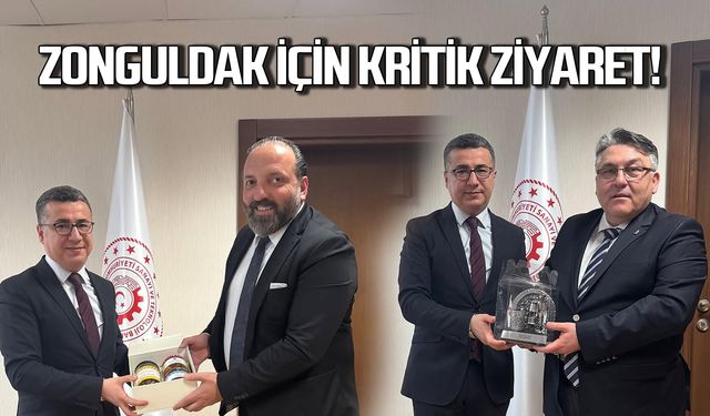 Zonguldak için kritik ziyaret! AR-GE teşviki görüşüldü!