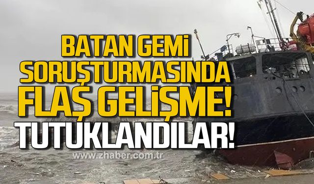 Kafkametler Gemisi kazasında sorumlular tutuklandı!