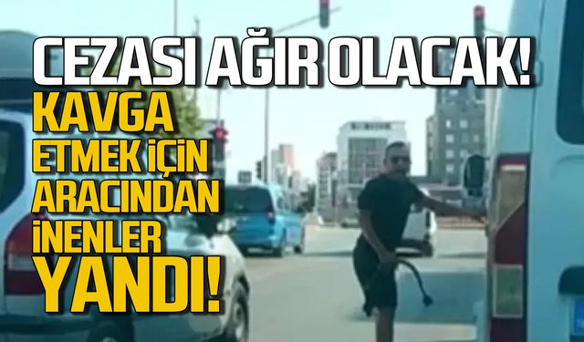 Aracından inen yandı! Cezası çok ağır olacak!