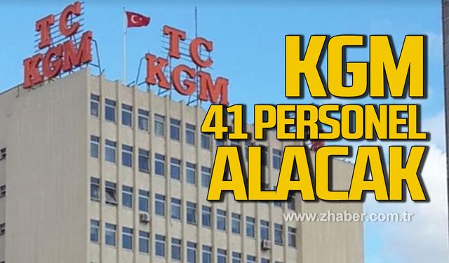 Karayolları Genel Müdürlüğü 41 sözleşmeli personel alacak!