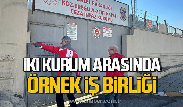 Kızılay ve cezaevinden örnek iş birliği!