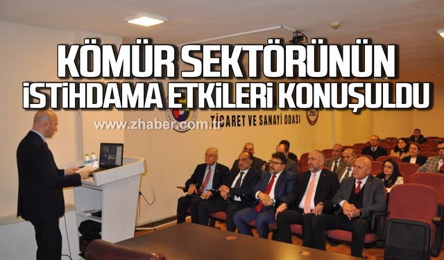 Kömür sektörünün istihdama etkileri konuşuldu!