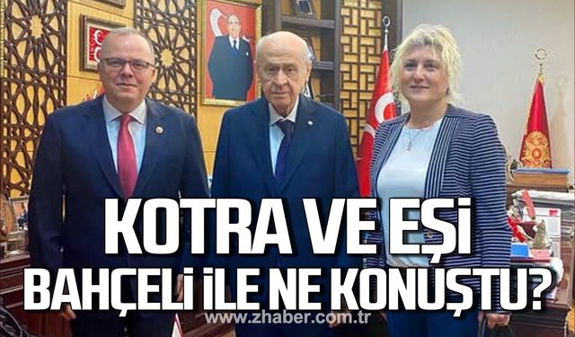 Murat Kotra ve eşinden Devlet Bahçeli'ye ziyaret!