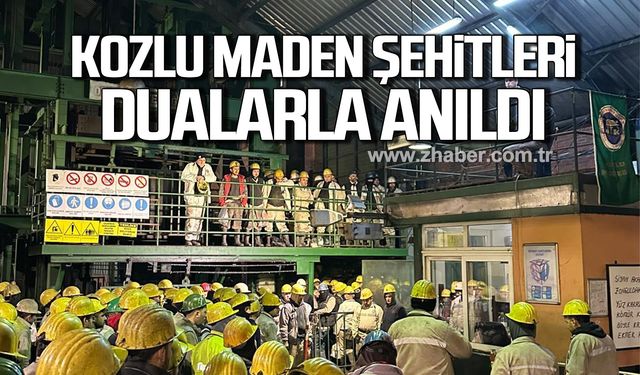 7 Ocak Kozlu maden şehitleri dualarla anıldı!