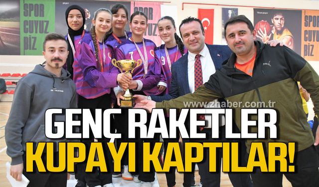 Genç raketler kupayı Devrek’e götürdü