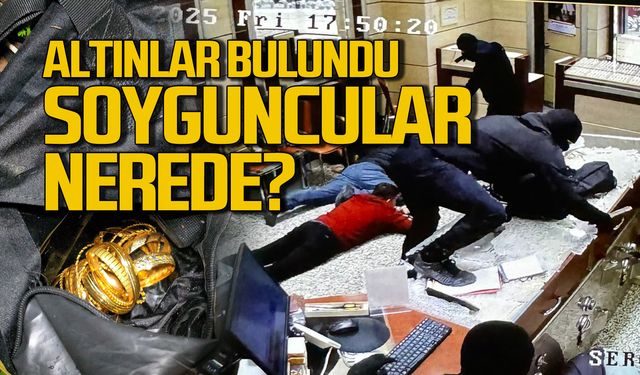 Karabük'te kuyumcu soygunu! Altınları bırakıp kaçmışlar!