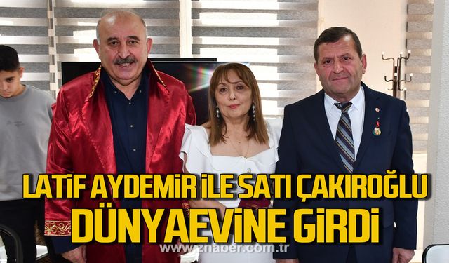 Latif Aydemir ile Satı Çakıroğlu dünyaevine girdi!