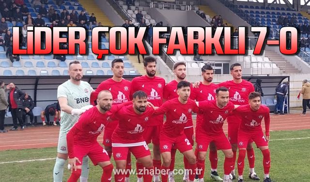 Lider Devrek Belediyespor, Kozlu Belediyespor'u 7-0 yendi!