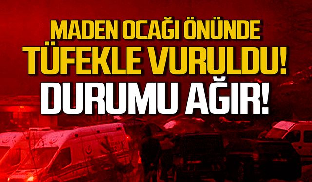 İntihar mı kaza mı? Maden ocağı önünde başından vuruldu!