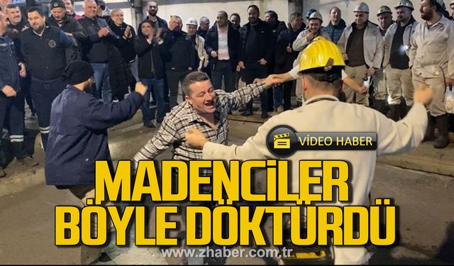 Emekli olan madenciler böyle döktürdü!