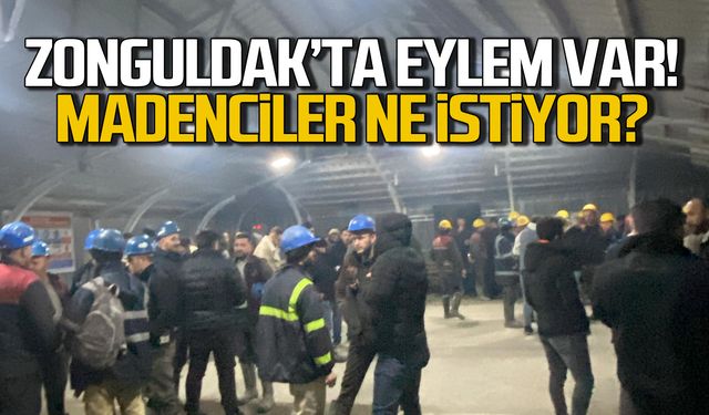 Zonguldak Ereğli'de Maden İşçileri Eylem Başlattı