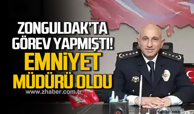 Zonguldak'ta görev yapmıştı! Maksut Yüksek Konya Emniyet Müdürü oldu!