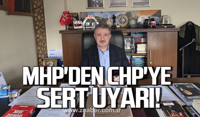 MHP'den CHP'ye sert uyarı!