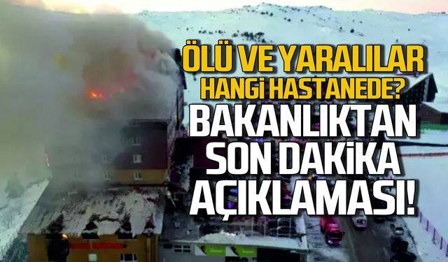 Kartalkaya'da ölü ve yaralılar hangi hastanelerde? Bakanlıktan son dakika duyurusu!