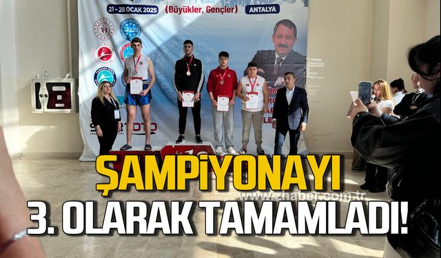 Hakan Kolçak, Şampiyonayı 3. tamamladı