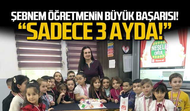 3 ayda 19 öğrenci! Şebnem Öğretmenin büyük başarısı!