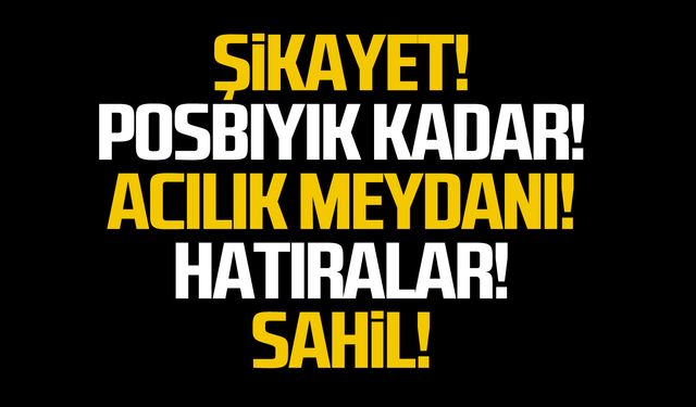 Şikayet!