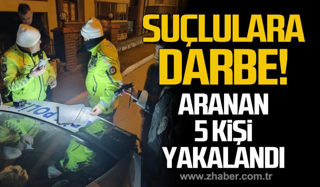 Suçlulara darbe! Zonguldak'ta Huzur 67 operasyonu!