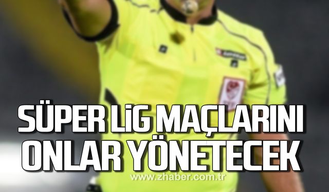 Süper Amatör Lig'de ikinci yarının hakemleri açıklandı!