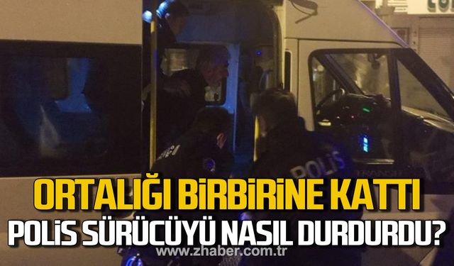 Alkollü sürücü ortalığı birbirine kattı! Polis nasıl durdurdu?