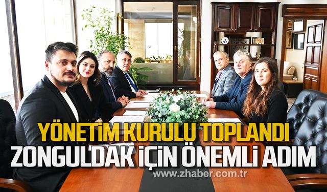 Yönetim Kurulu toplandı! Zonguldak Teknopark'tan önemli adım!