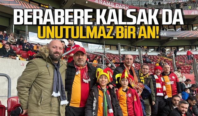 Sarayspor, Galatasaray'a destek için İstanbul'da! Unutulmaz bir an!