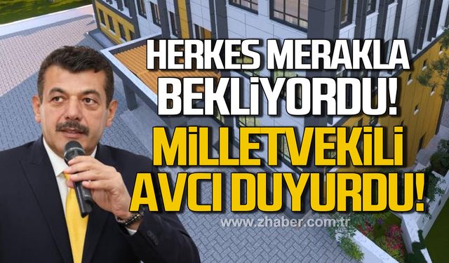 Milletvekili Avcı Yayla Ortaokulu'nun ihale tarihini duyurdu!